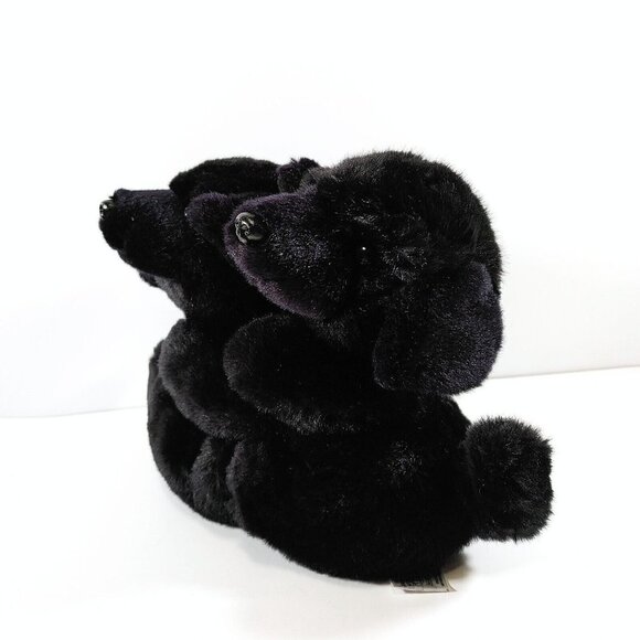 Fiesta Best Friends Fur-ever Plush Black Labrador Puppies 8"  Dogs - Picture 3 of 5